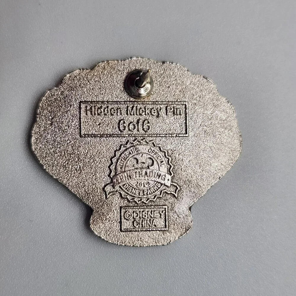 Disney Pin‎ Trading Little Mermaid Max Seashell Hidden Mickey #6 Of 6, 2010
